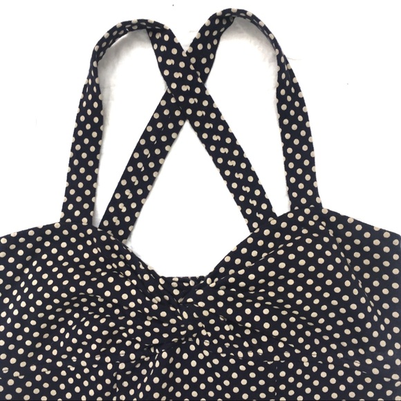 Anthropologie Post Mark Polka Dot Tank Top Small - Picture 2 of 4